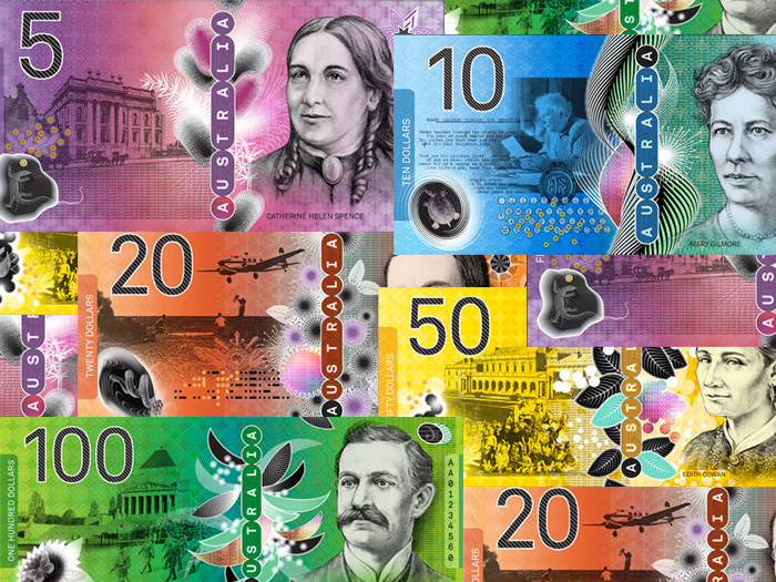 Proposed new Australian currency concept designs
