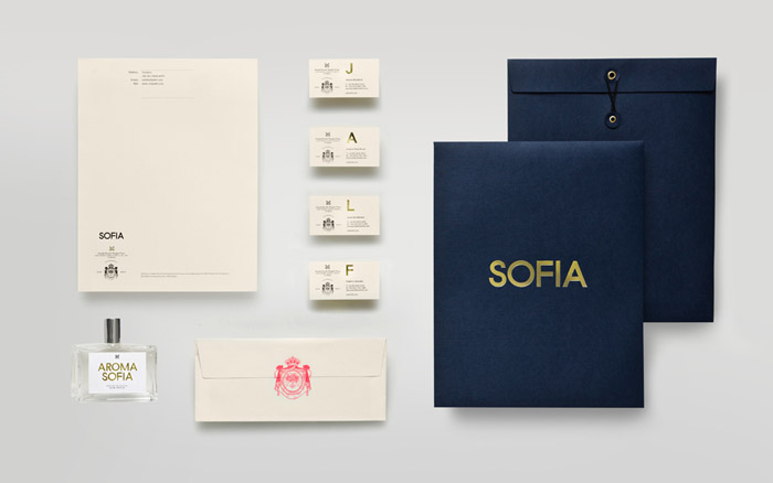 Sofia brand identity by Anagrama